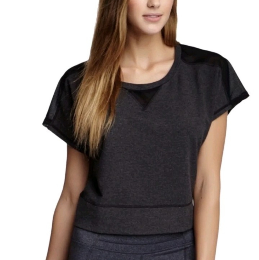 Lucy Sun Salute Women's Crop Top Yoga, size Small